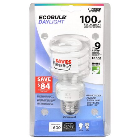 Feit Electric CFL BULB 1600LM 120V 23W BPESL23TM/D
